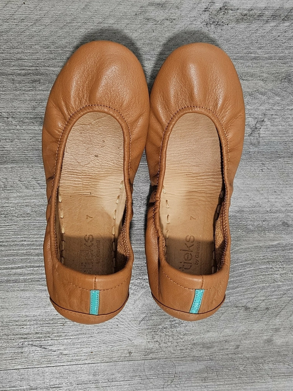 Tieks by Gavreili Chestnut Flats Size 7